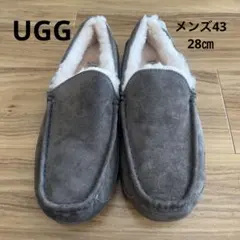 UGG スエードファースリッポン グレー 43