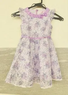 未使用品！mezzo pianoメゾピアノ花柄ワンピース120サイズ☆