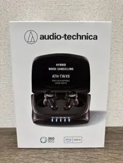 オーディオテクニカ ATH-TWX9 ワイヤレスイヤホン 最大約18.5時間再生