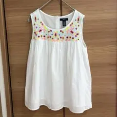 GapKids ギャップキッズ 刺繍 チュニック ノースリーブ トップス 160のサムネイル