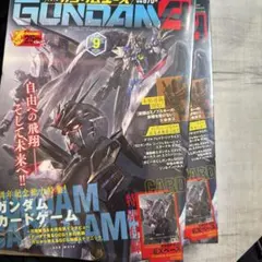 森下直親描きおろし ガンダムエース9月号 付属プロモカード 未開封 3冊
