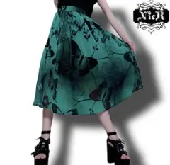 NieR EMERALD BUTTERFLY SHEER SKIRT