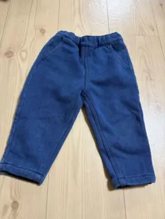 samansa mos2 ストレートパンツ フリース裏地付き　95㎝