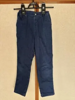 ユニクロ UNIQLO ウォームイージーパンツ 150cm ネイビー