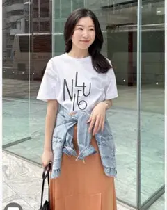 LOUNIE ロゴTシャツ ホワイト