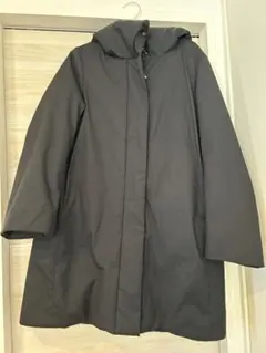 【ユニクロ】ハイブリッドダウンコート S ブラック