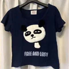 LISTEN HEARTBEAT パンダTシャツ
