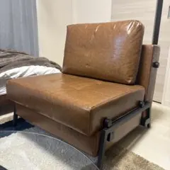 ソファ　ソファベッド 2F-902C 1人掛け　ライトブラウン　ノーチェ