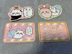 ちいかわダイカットステッカーセット5 (4枚)カニちゃん、モモンガ