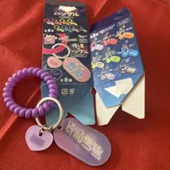 ハングル推し色ゴム付きタグ