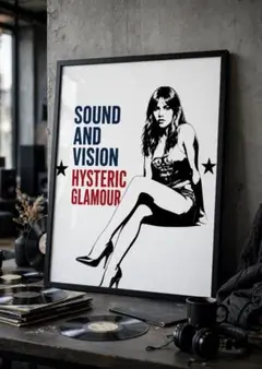 HYSTERIC GLAMOUR アートポスター 額装品 ヒステリックグラマー - メルカリ