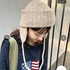 kastane イヤーニットCAP