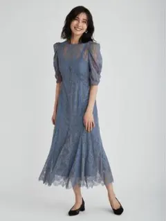 【値下げ】オケージョンドレスFRAY ID パイピンググレースドレス