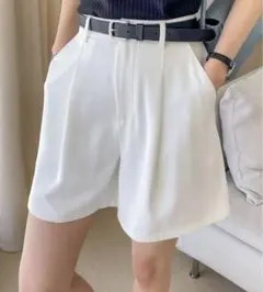 DAZY ワイドレッグショートパンツ