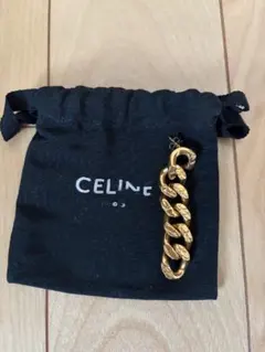 CELINE セリーヌ チェーン ピアス ゴールド ロング 片耳用のサムネイル