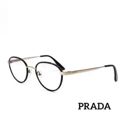 PRADA　伊達メガネ　VPR 57S-D ブラック×ゴールドカラー PRADA 伊達メガネ VPR 57S-D ブラック×ゴールドカラー - メルカリ