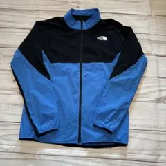 THE NORTH FACE ジップアップジャケット 青/黒