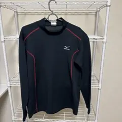 Mizuno ブラック 長袖 アンダーシャツ M