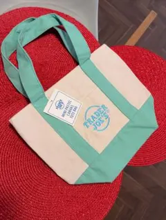 【TJシール付き】トレジョMini Pastel Canvas Toteグリーンのサムネイル