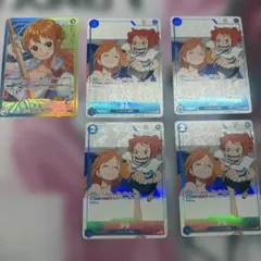 ワンピースカード　少女 ナミ リーダーパラレルセット