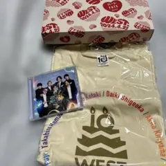 未使用 通販限定盤 WEST. ハート/FATE 10周年記念Tシャツ CD