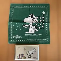 スヌーピー空き缶とハンカチをセットでのサムネイル