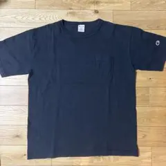 Champion T1011 ポケットTシャツ Lサイズ ネイビー