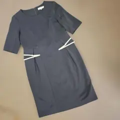 sweet mommy ネイビー 半袖 원피스 配色 七五三 受験 授乳服