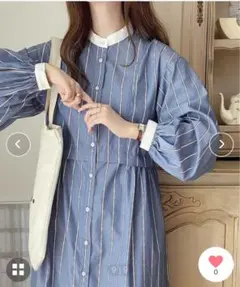 mily biled ワンピース　シャツワンピ　秋服