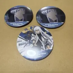 【匿名配送】家庭教師ヒットマンREBORN! スクアーロ　ラッキー缶バッジくじ