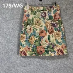 179/WG 花柄 ゴブラン ミニスカートのサムネイル