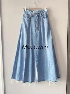 Mila Owen デニムスカート ライトブルー サイズ0のサムネイル
