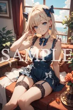 ☆高画質 アート ポスター A4 セクシー 同人 イラスト 美女 S010