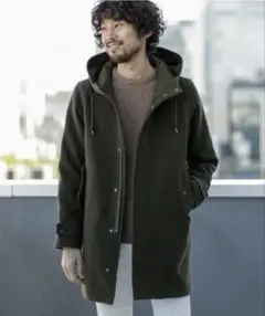 新品未使用✦NANO universe✦ナノユニバース メルトンミリタリーコート