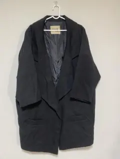 antiqua ブラック チェスターコート