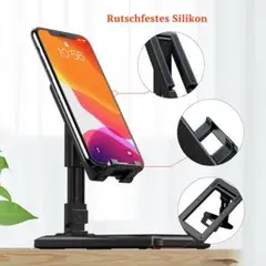 ✨️NEW✨️ スマホ タブレット 折りたたみ式スタンド 角度 調整可能 ホワイト