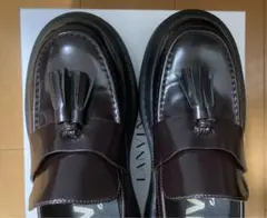 【美品】LANVIN en Blueタッセルローファー ボルドーLのサムネイル