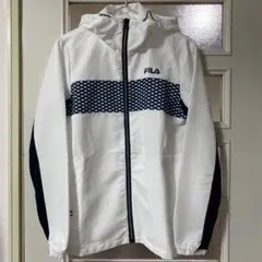 FILA フード付きウィンドブレーカー 白