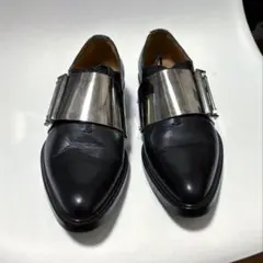 希少ジバンシGivenchy 2013awメタルプレートドレスシューズ41美品のサムネイル