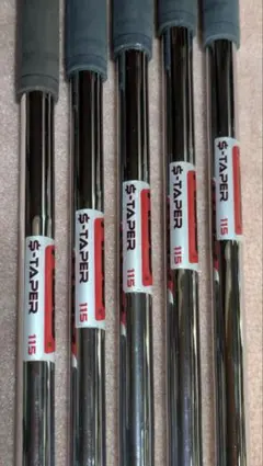 KBS S-TAPER 115 シャフト 5本セット FST KBS S-TAPER BLACK アイアン用シャフト | つるやゴルフONLINE