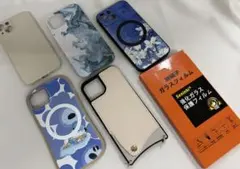 iPhone14用のケースと強化ガラスフィルムセット