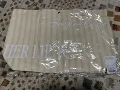 HER Lip to ストライプ トートバッグ lemon