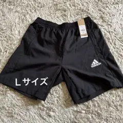 adidas ブラック ハーフパンツ Lサイズ