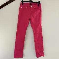 C-SEVENTEEN C17 シーセブンティーン　ピンクストレートデニムパンツ