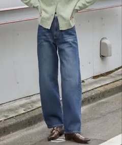 MONO-MARTヴィンテージライク ストレートデニム S インディゴブルー