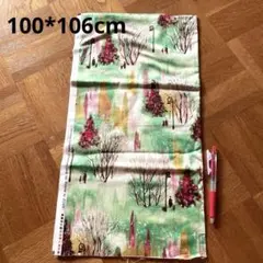 冬柄生地　布地