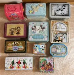 ○ディズニー 空き缶 11個セット ミッキー ミニー わんわん物語