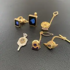 ゴールド ネクタイピン セット