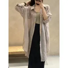 シャツ ブラウス 薄手I アウター レトロ＆ゆったり カジュアル シンプル