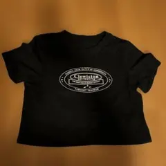 SHEIN DAZYプリントTシャツ 黒のサムネイル